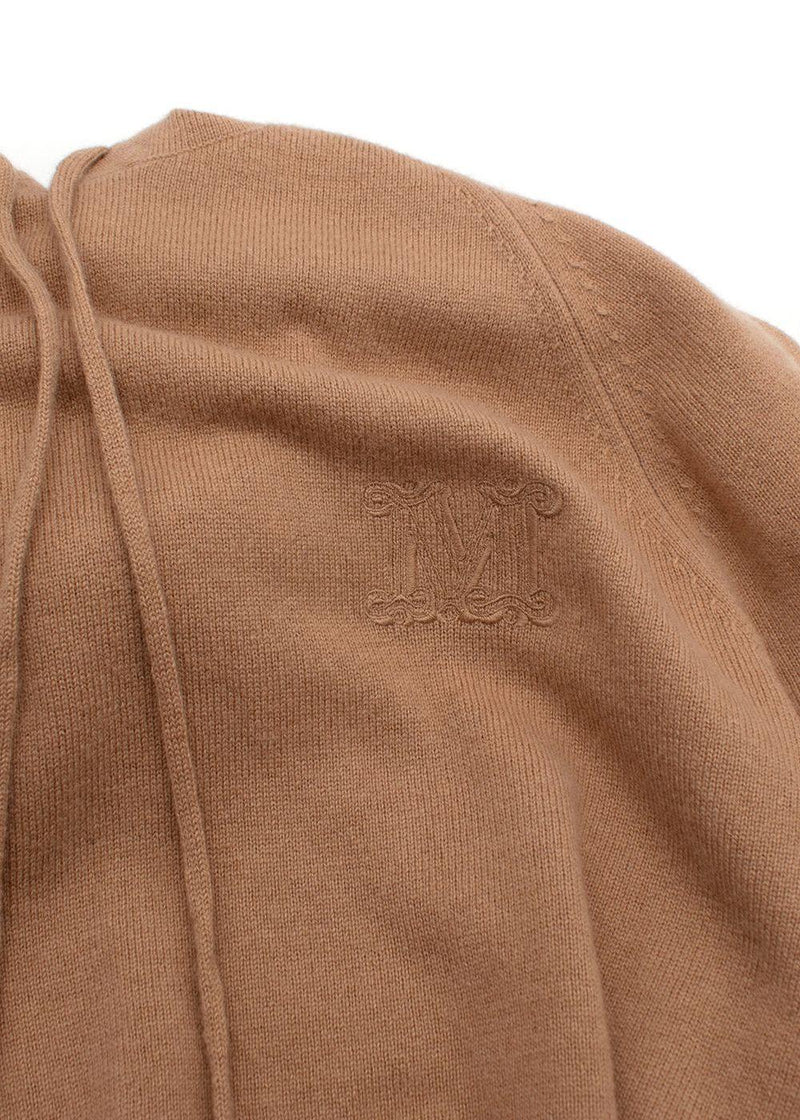 MaxMara Camel Wool Blend Hoodie