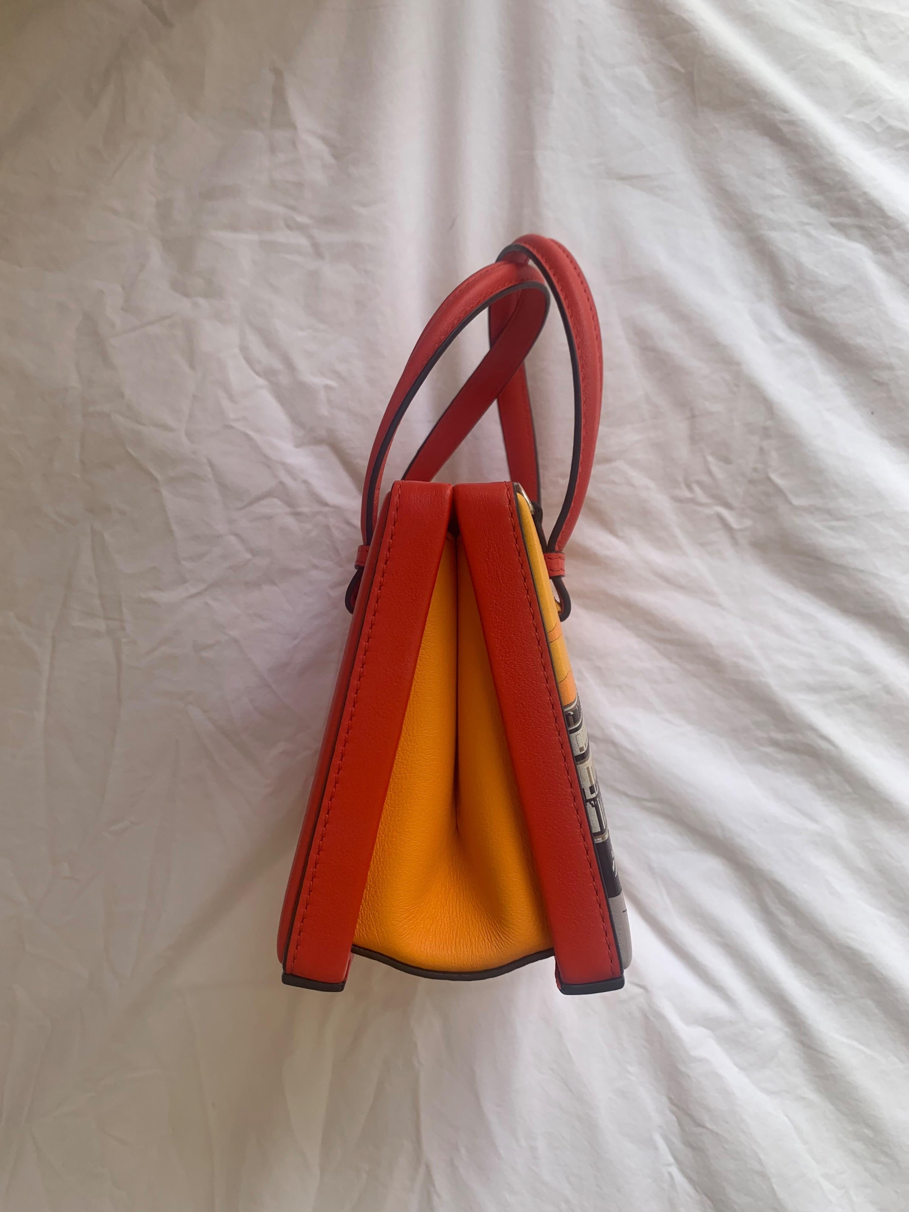 Postal Madrid Small Leather Shoulder Bag