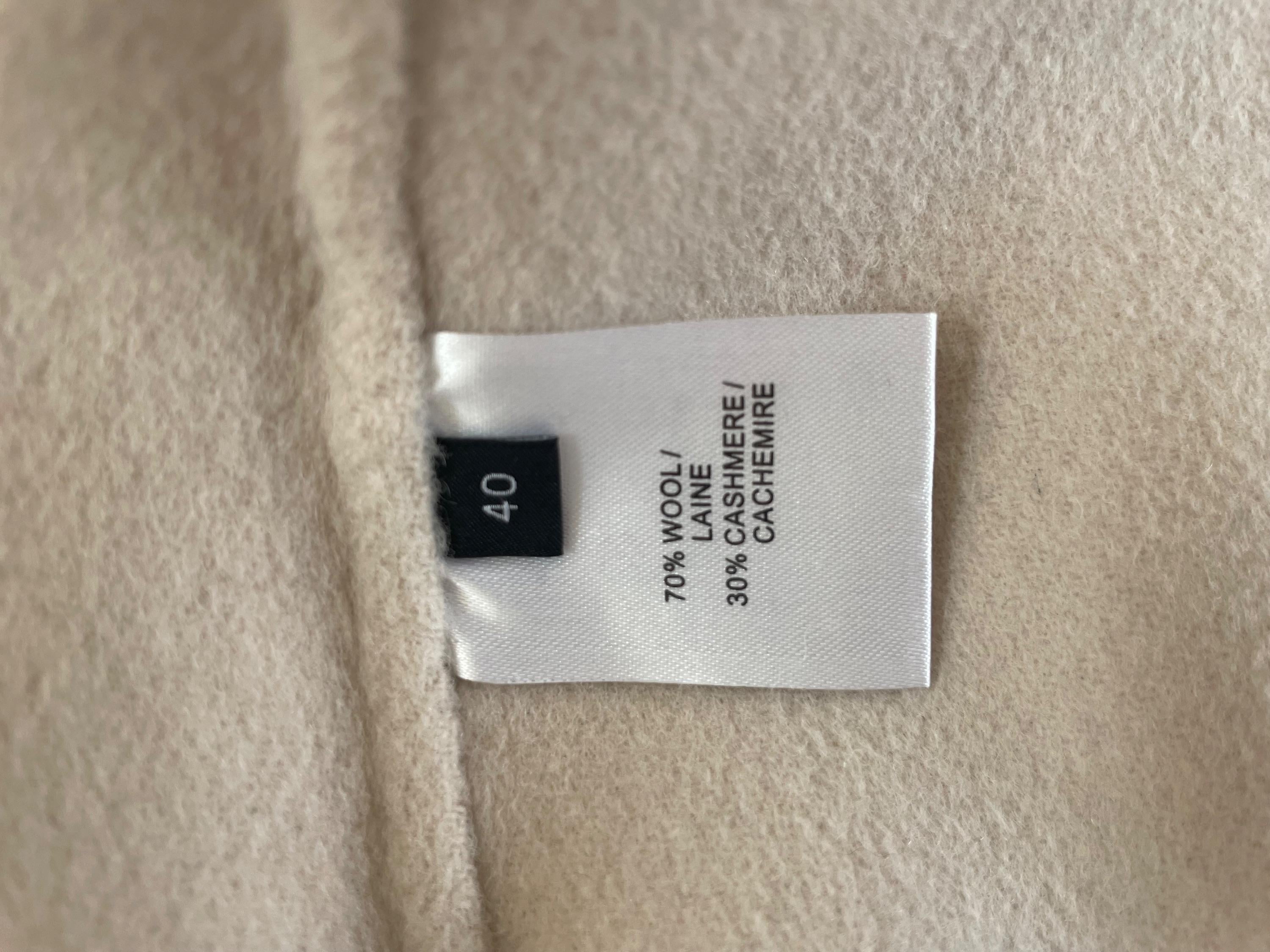 Joseph Beige Cashmere Blend Jacket