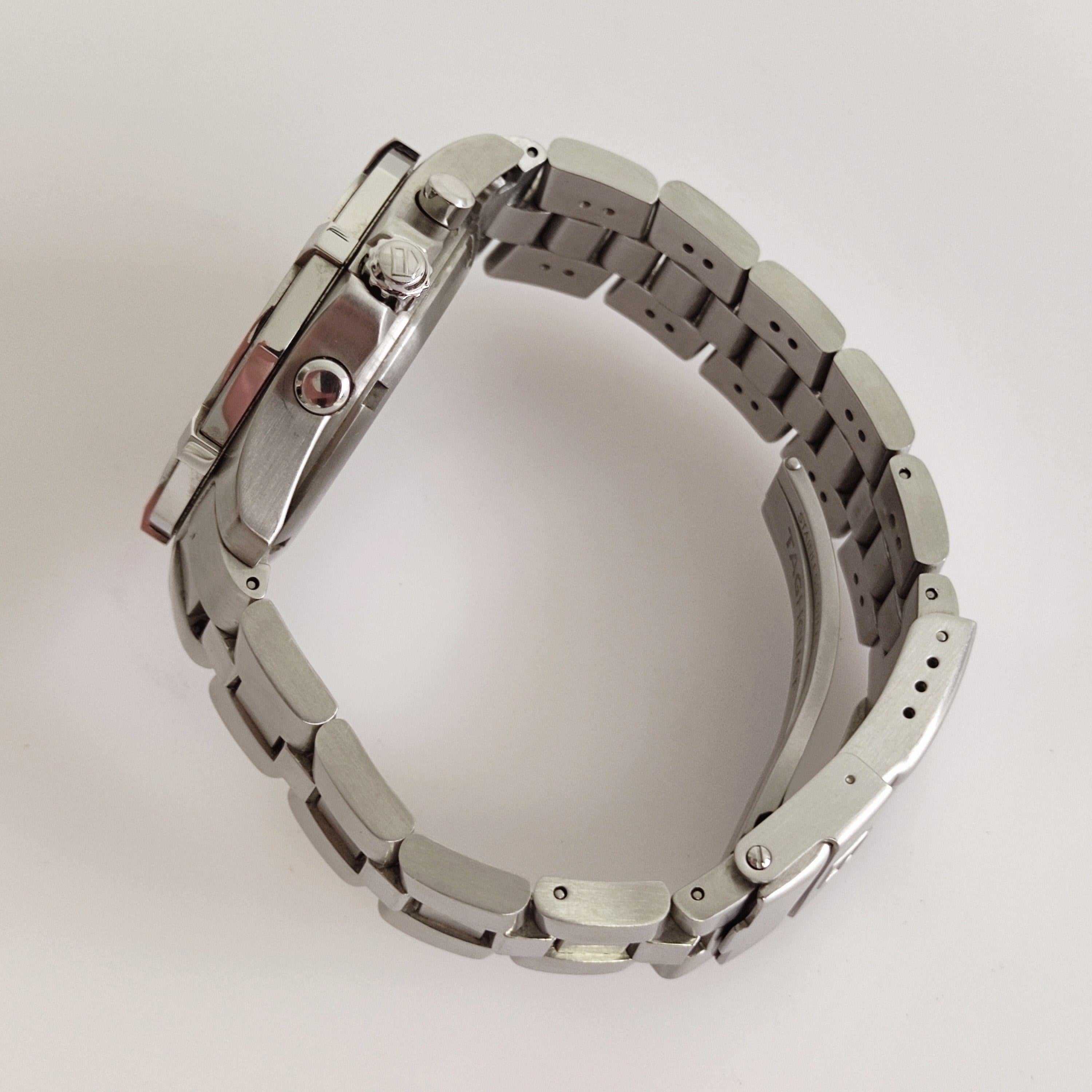 Blue ceramic & stainless steel Seychelles bracelet watch