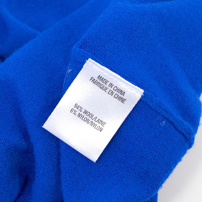 Theory Electric Blue Cap Sleeve Sweater