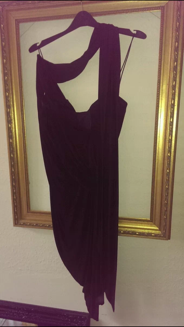 Alexander Wang Black Asymmetrical Dress