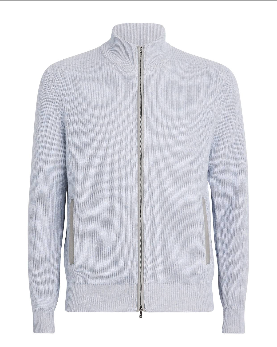 Fioroni Cashmere Cashmere Zip-Up Cardigan