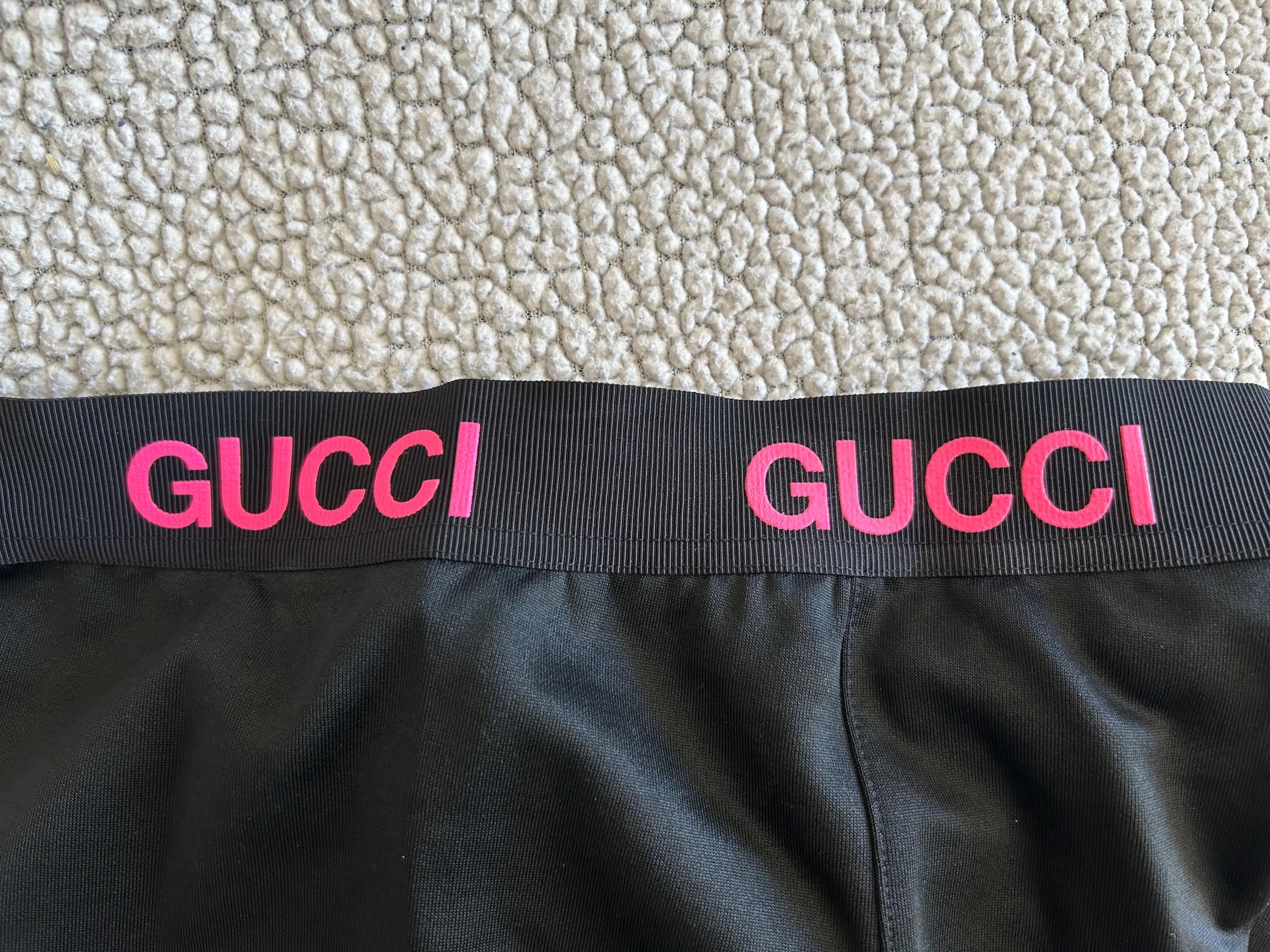 Gucci Black Technical Jersey Cycling Shorts
