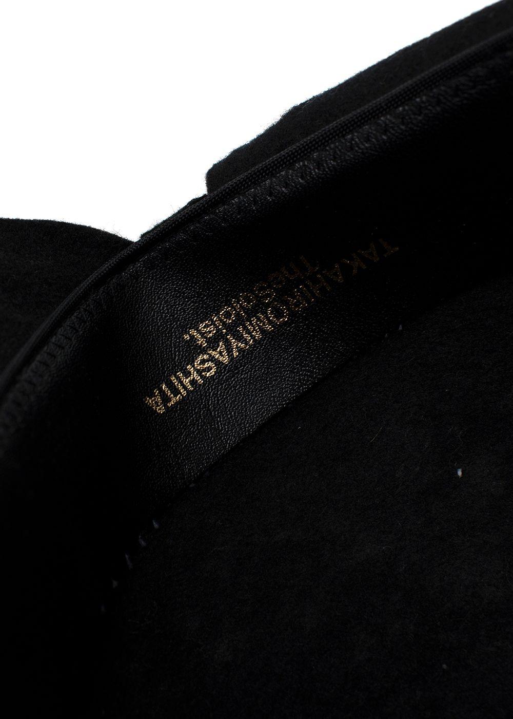 Takahiromiyashita The Soloist. Black Felt Horn Cap