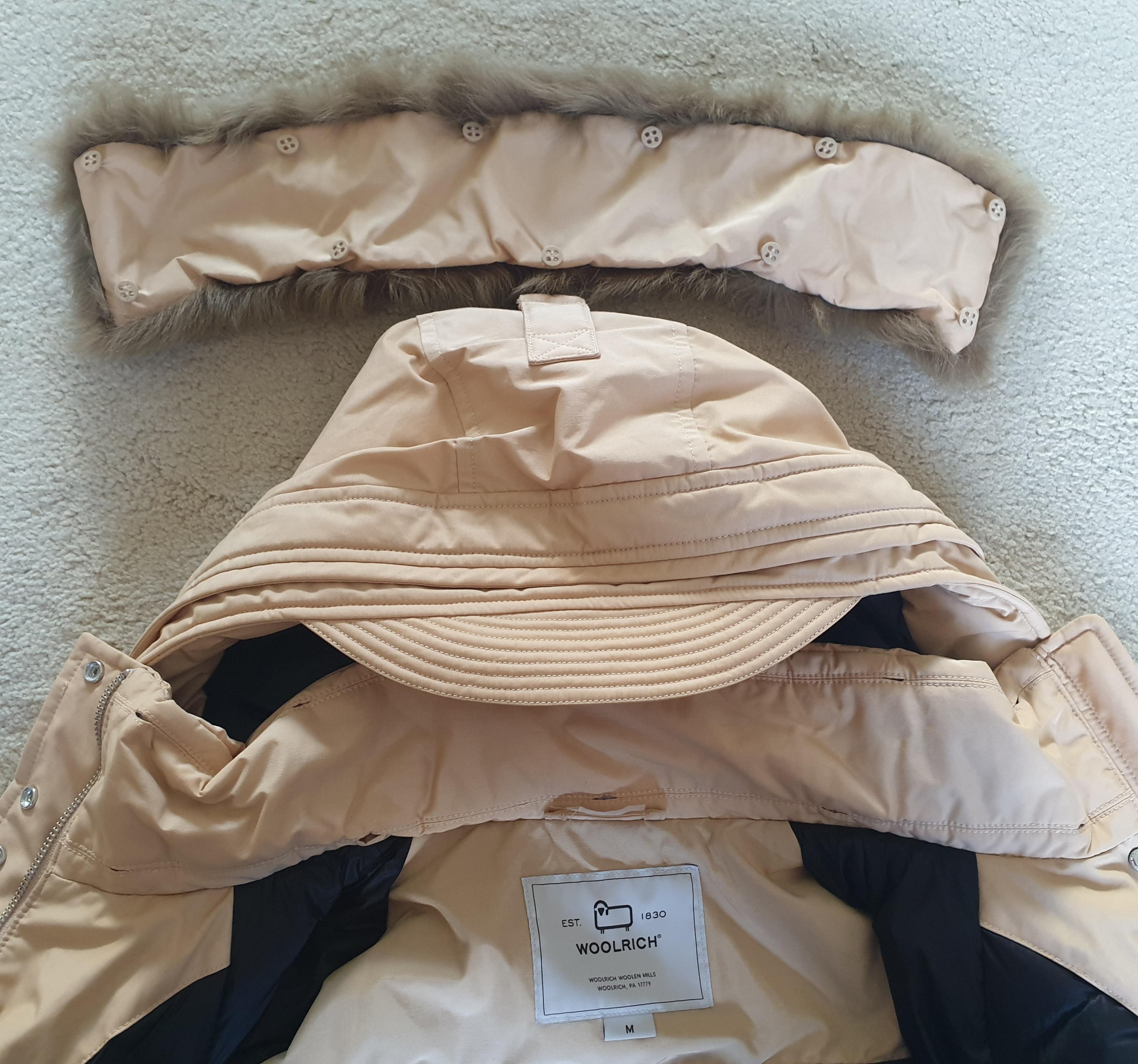 Woolrich Chena Lamb Parka in colour Oil