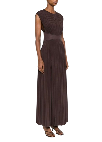 Zimmermann Brown Stretch Evening Dress