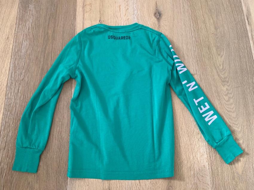 Dsquared2 Boys Green Long Sleeve Top