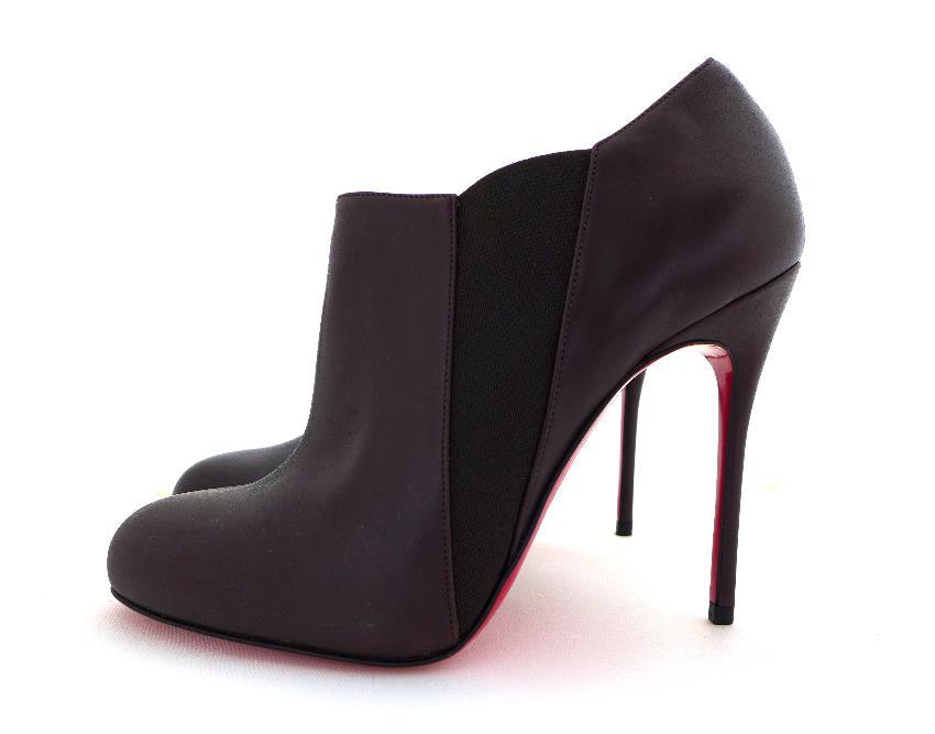 Christian Louboutin Brown Lastoto Leather Ankle Boots
