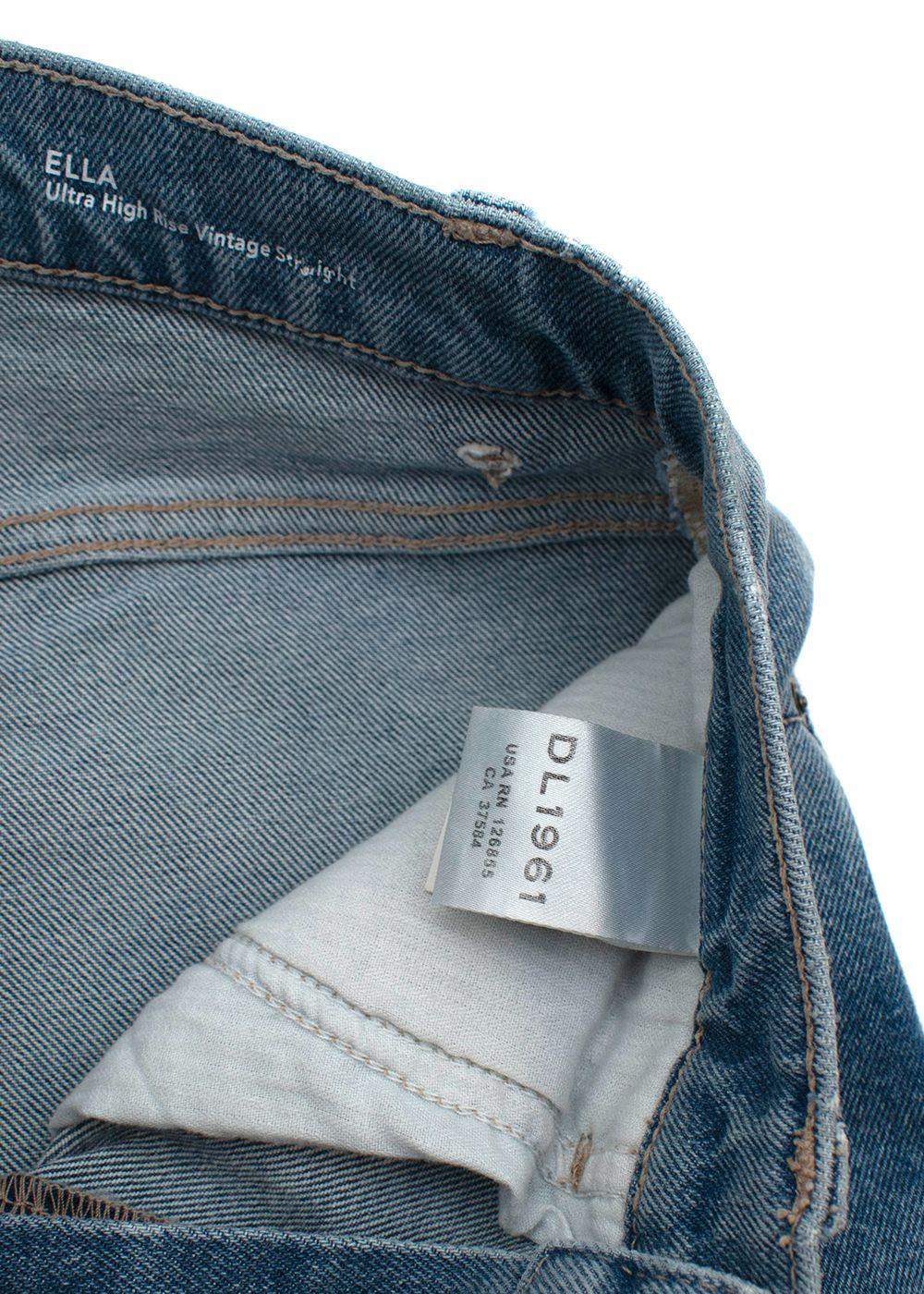 Ella Straight Ultra High Rise Vintage Jeans