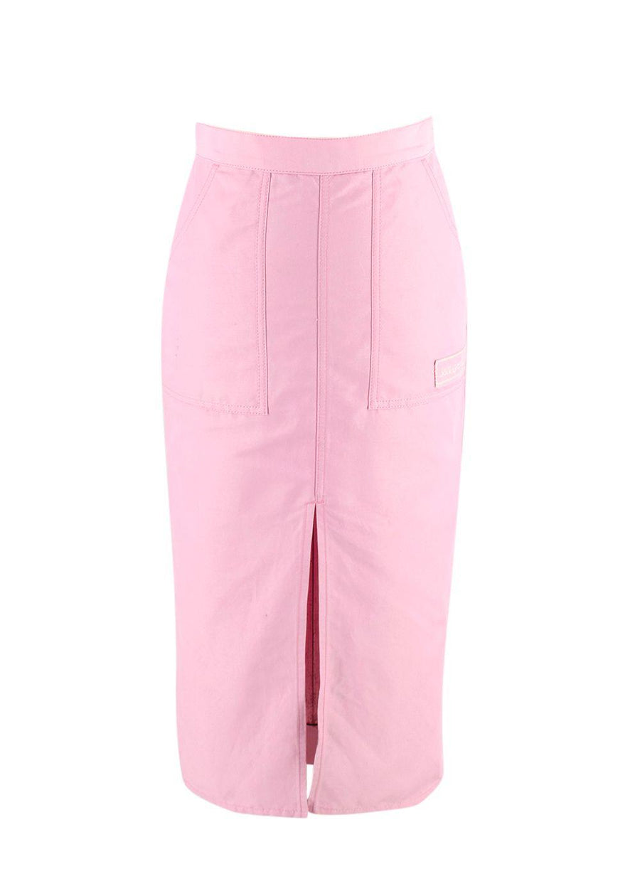 Marni Bubblegum Pink Midi Pencil Skirt