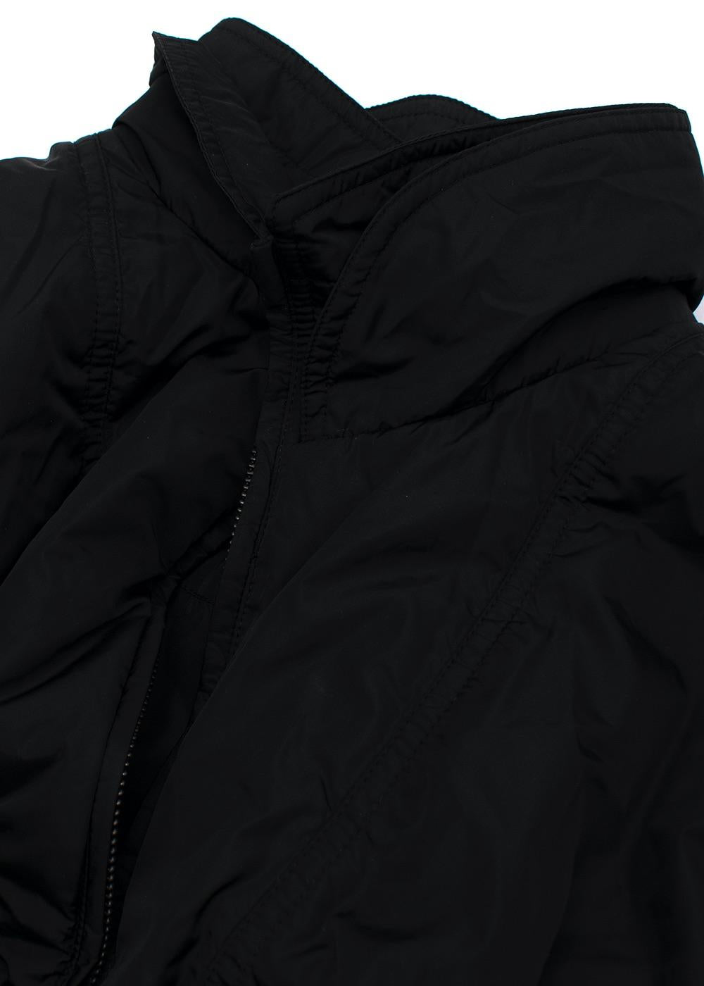 Etoile black recycle polyamide Dastya windbreaker
