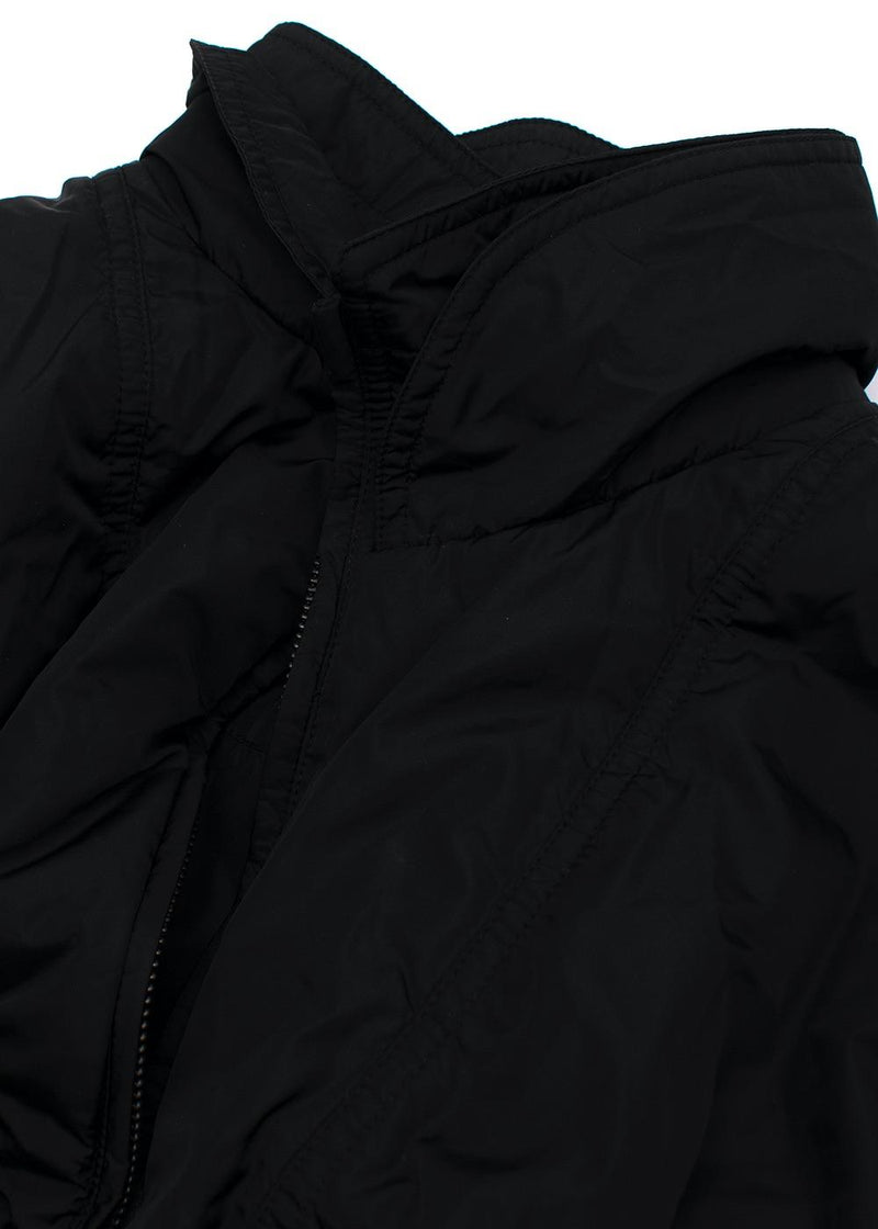 Etoile black recycle polyamide Dastya windbreaker