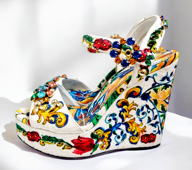 Dolce & Gabbana Majolica Wedges