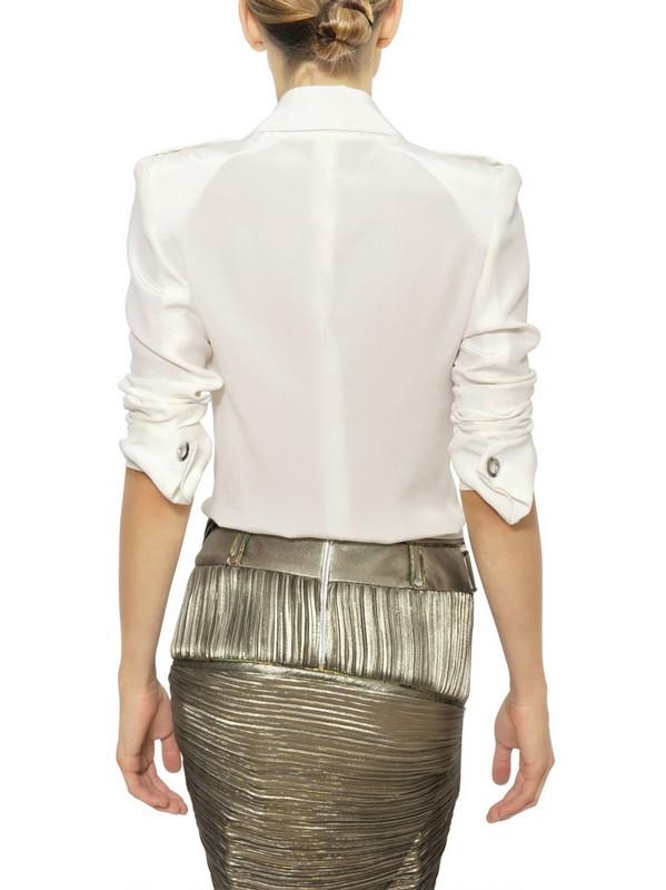 Anthony Vaccarello Silk Blazer