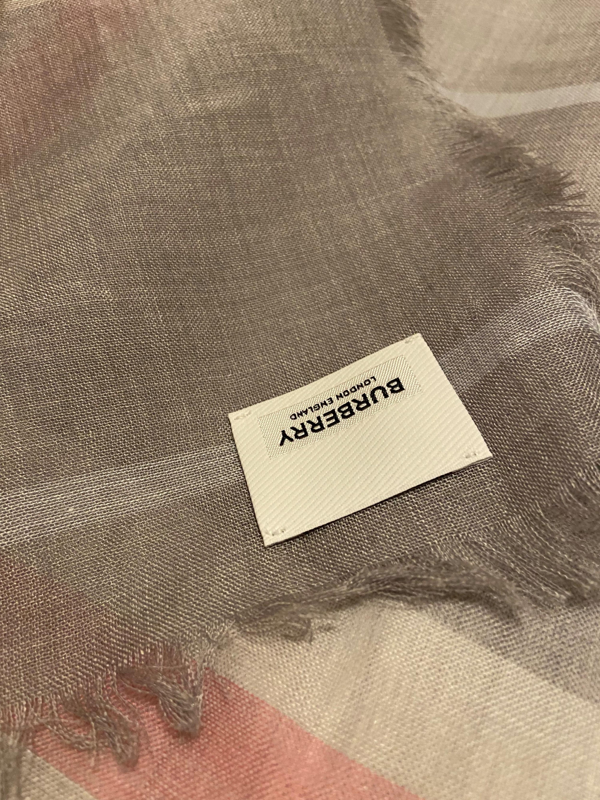 Pink & Grey Horseferry Check Scarf
