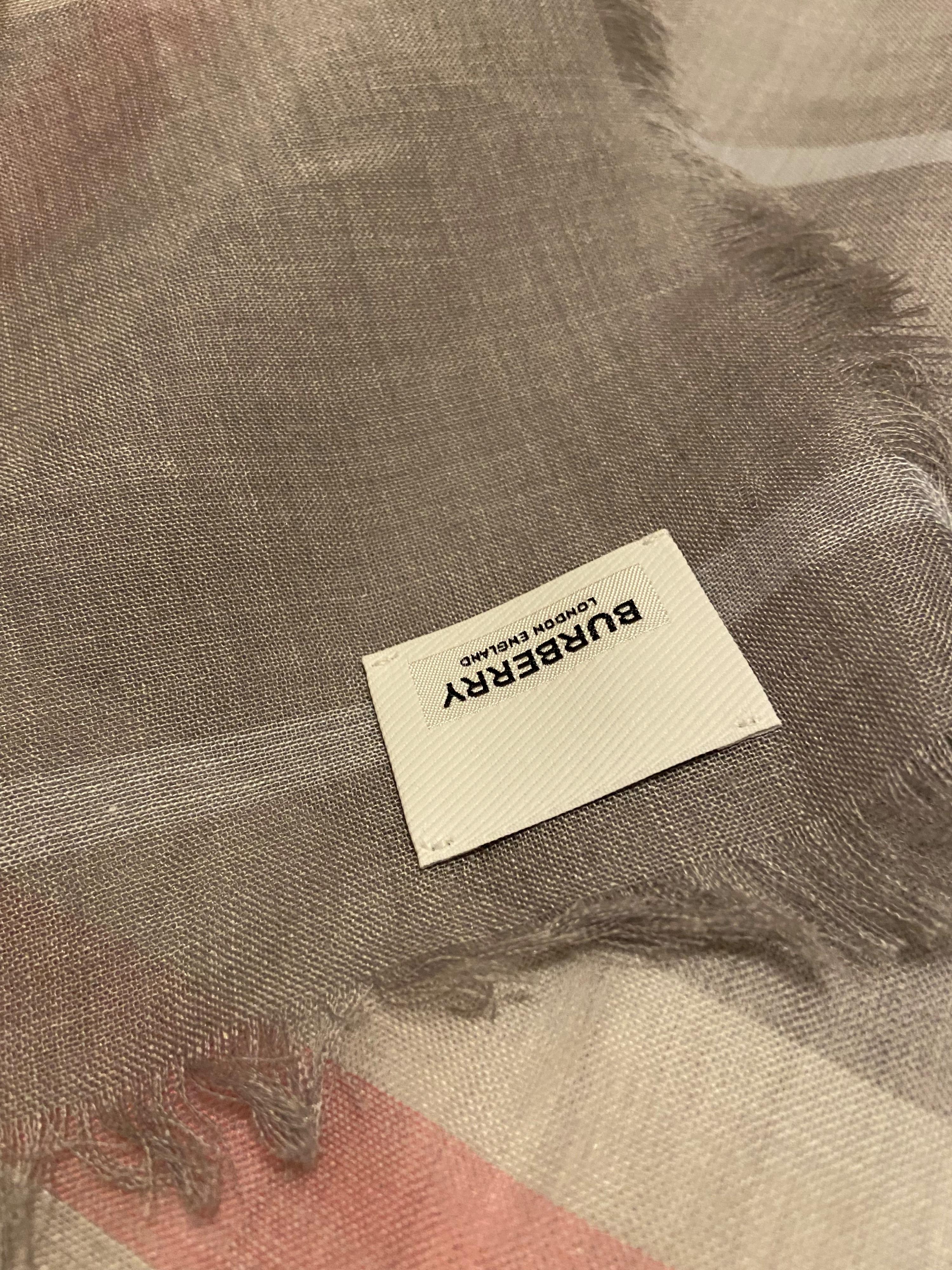 Pink & Grey Horseferry Check Scarf