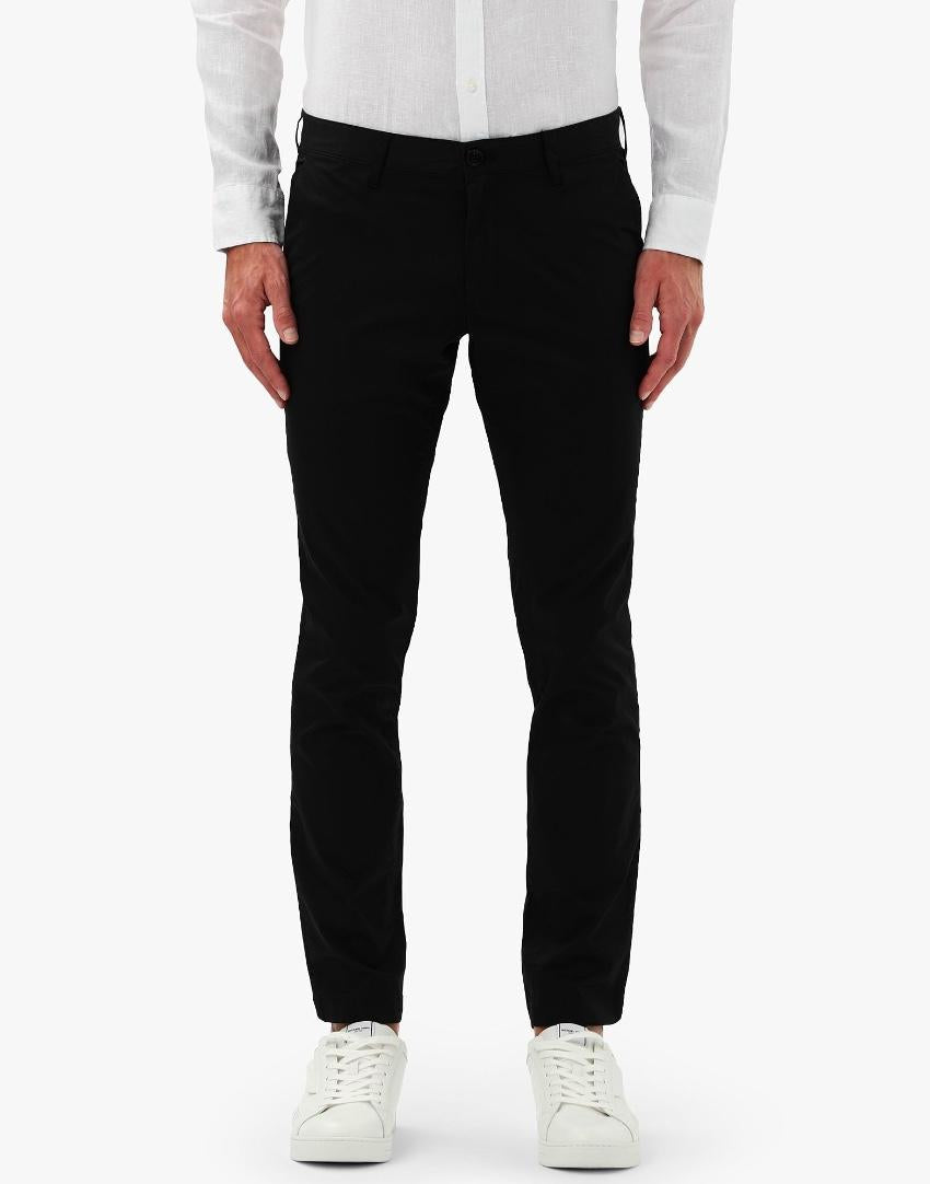 Michael Kors Black Stretch Twill Chinos