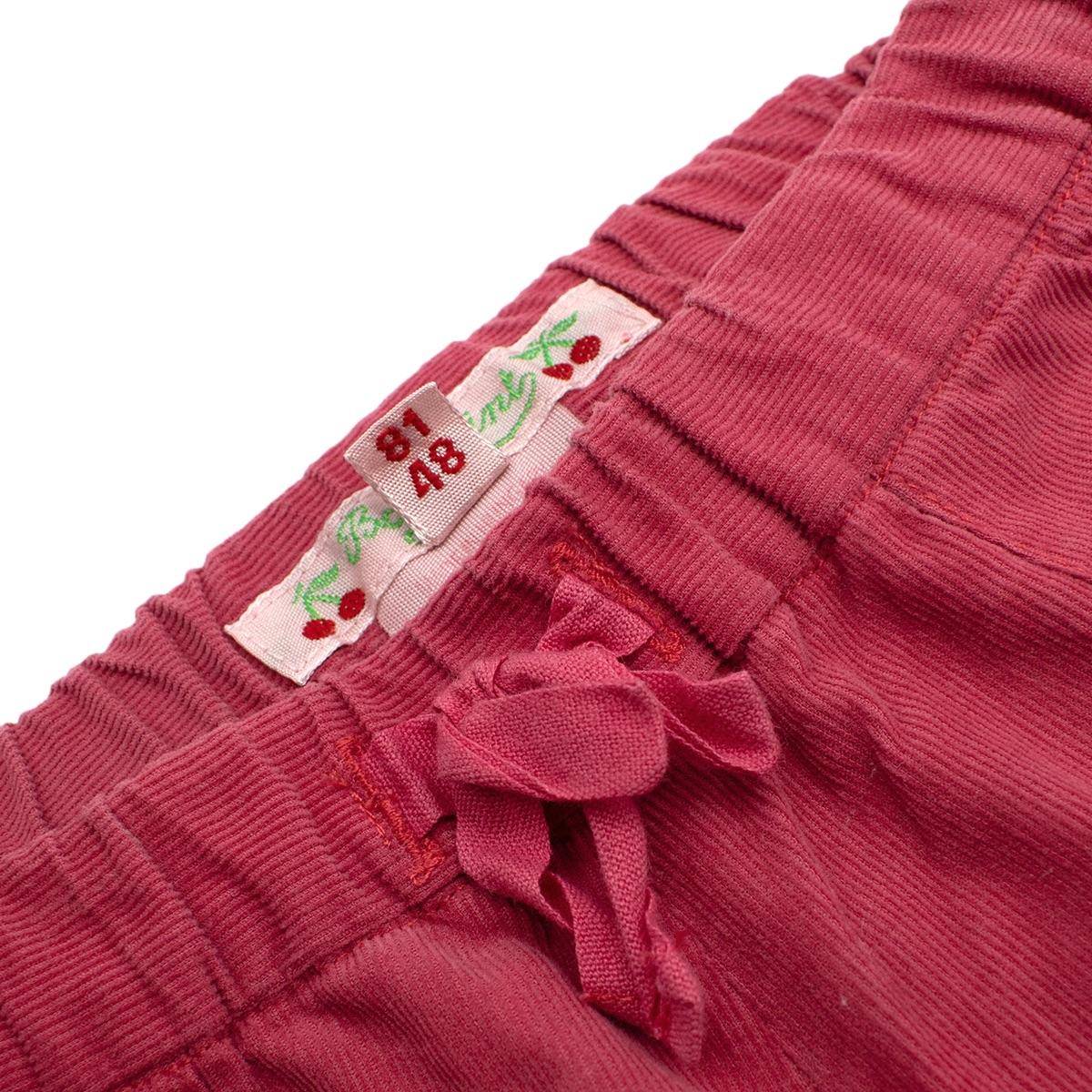 Pink Baby Corduroy Trousers