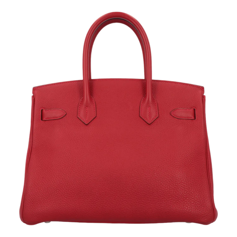 Hermès Birkin 30 cm Togo Rouge Vif Palladium Hardware
