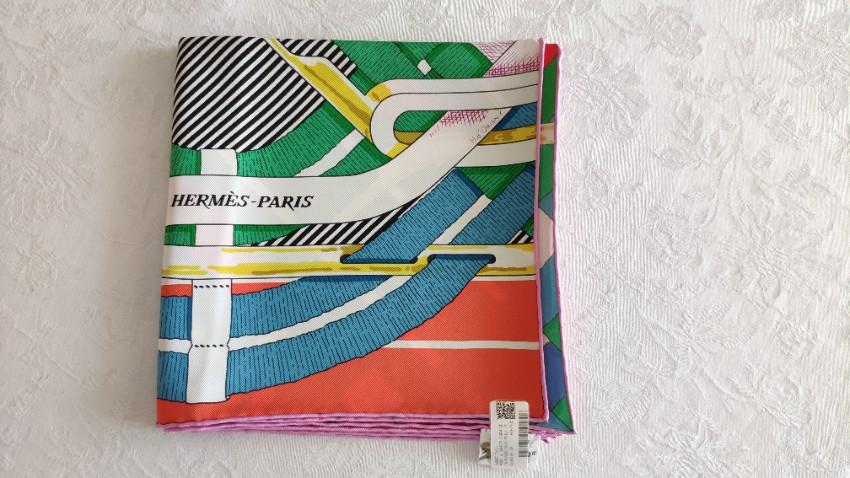 Hermes Sold Out Mors a Jouets Chemise Detail scarf 90