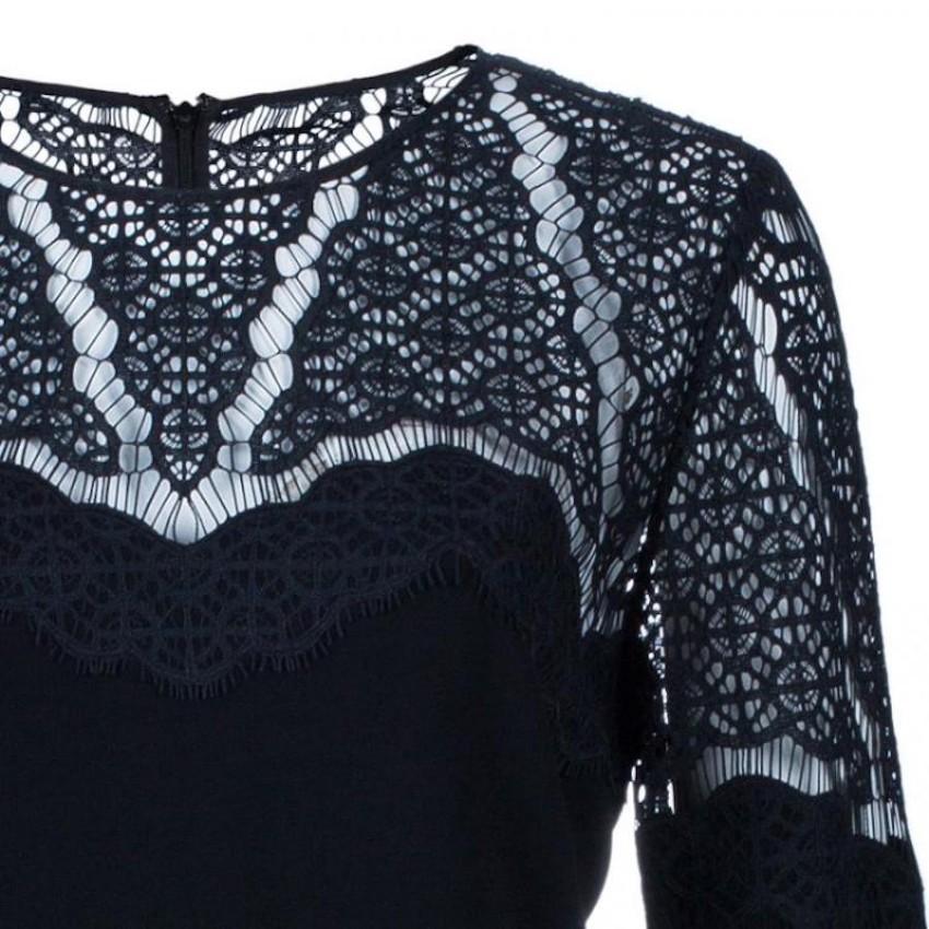 DVF black lace Dahlia Dess