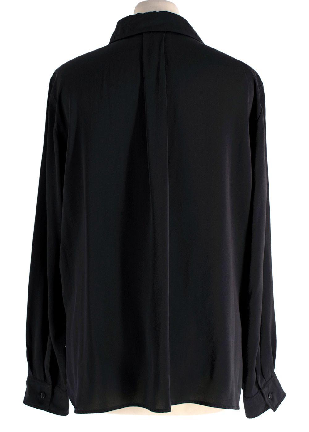 Momoni Black 'Arles' Silk Shirt
