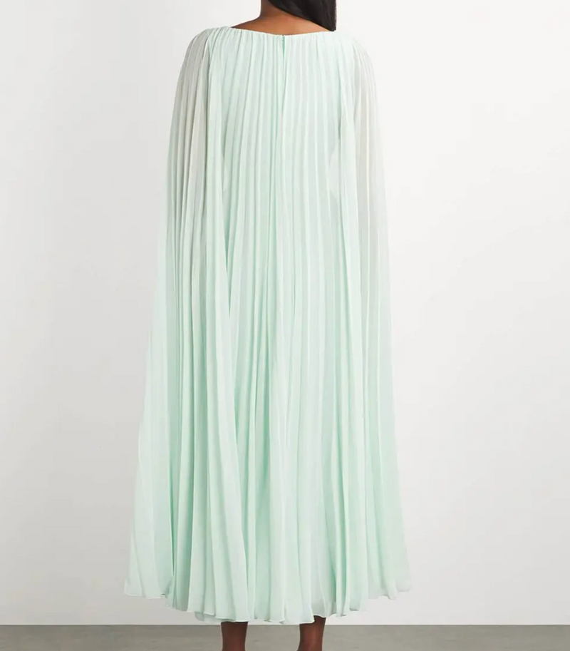 Huishan Zhang  Pleated Gown