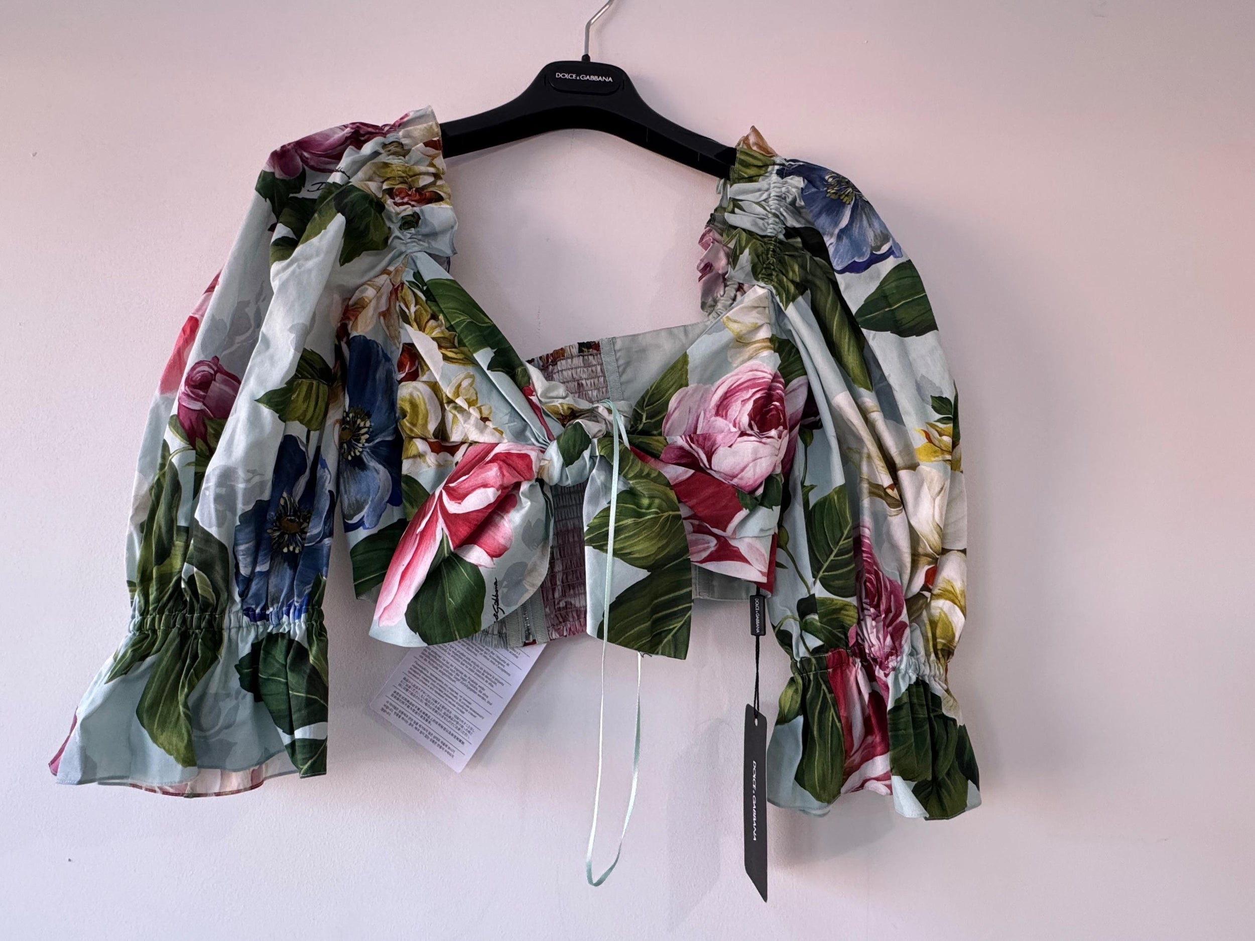 Dolce & Gabbana Floral Cropped Top
