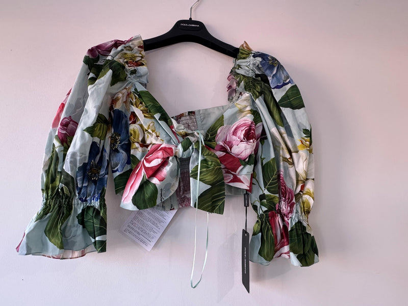 Dolce & Gabbana Floral Cropped Top