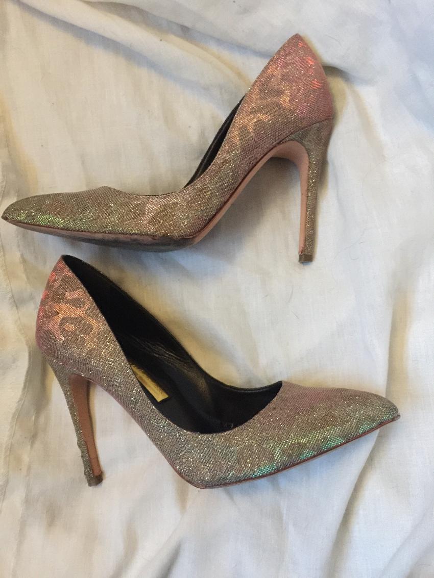 Rupert Sanderson Malory Iridiscant Shimmer Heel