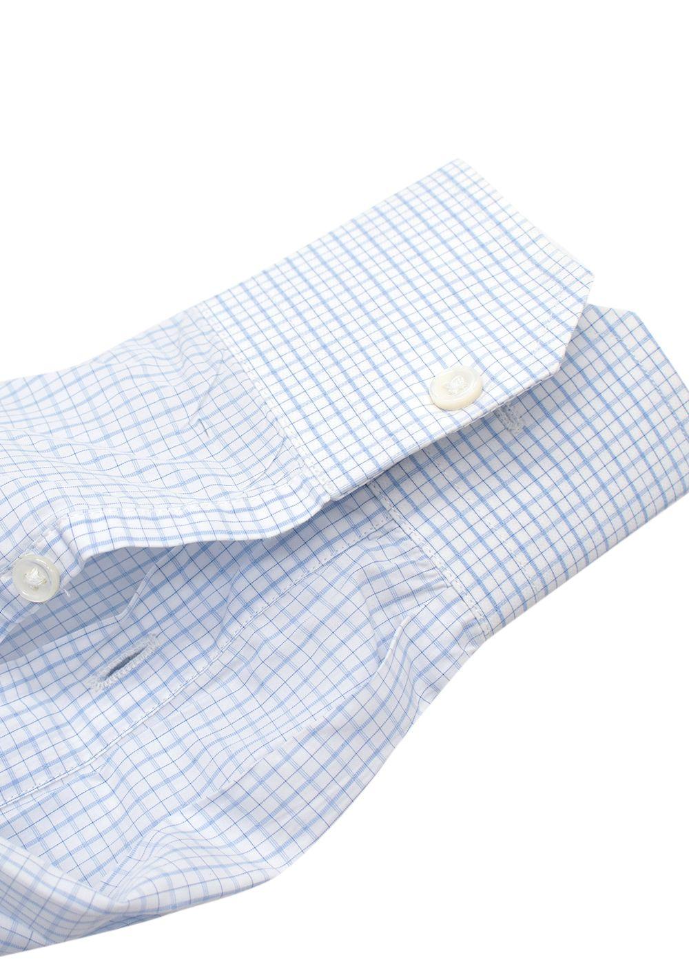 M.Bardelli Pale Blue Check Shirt
