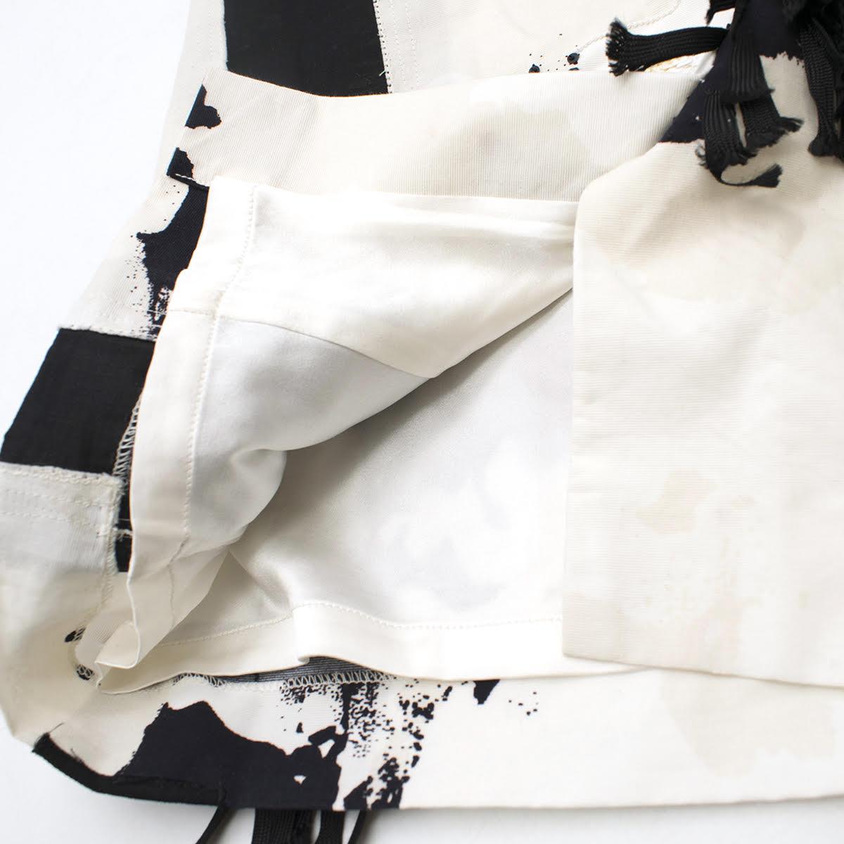 Donna Karan Black Label Embellished Cotton Skirt