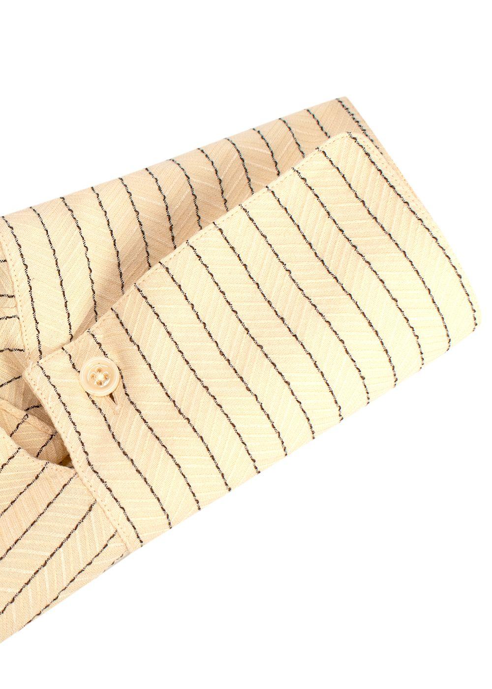 The Row Sonia Striped Jacquard Dress