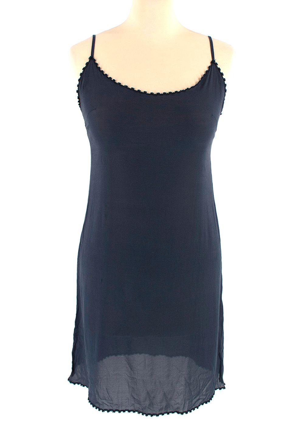 Chanel Blue Knitted Sleeveless Dress