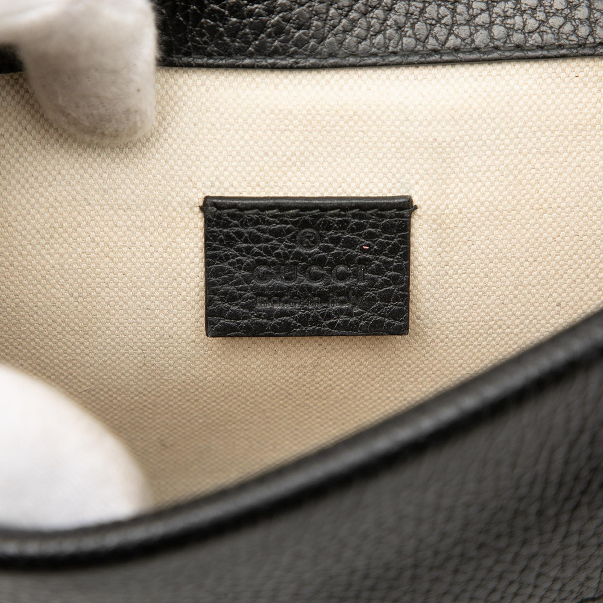 Gucci Black Small Leather Dionysus  Crossbody