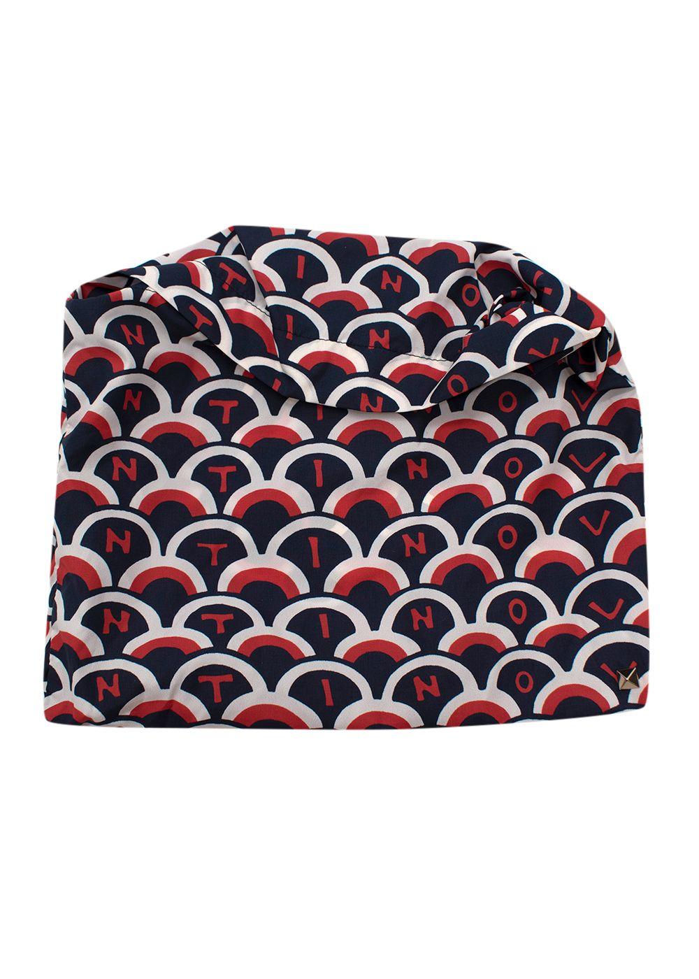 Abstract Logo Printed Swim Shorts