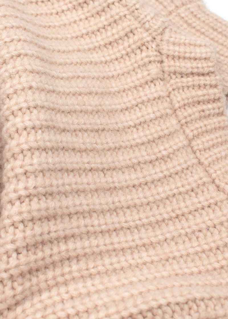 Ulla Johnson Beige Chunky Knit Jumper