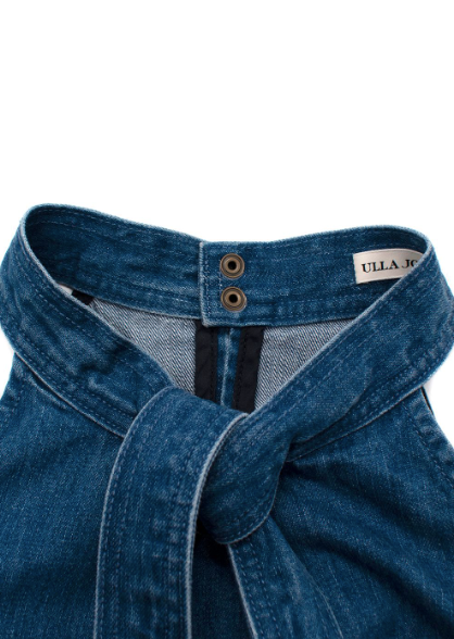 Ulla Johnson Mako Denim Halter-Neck Top