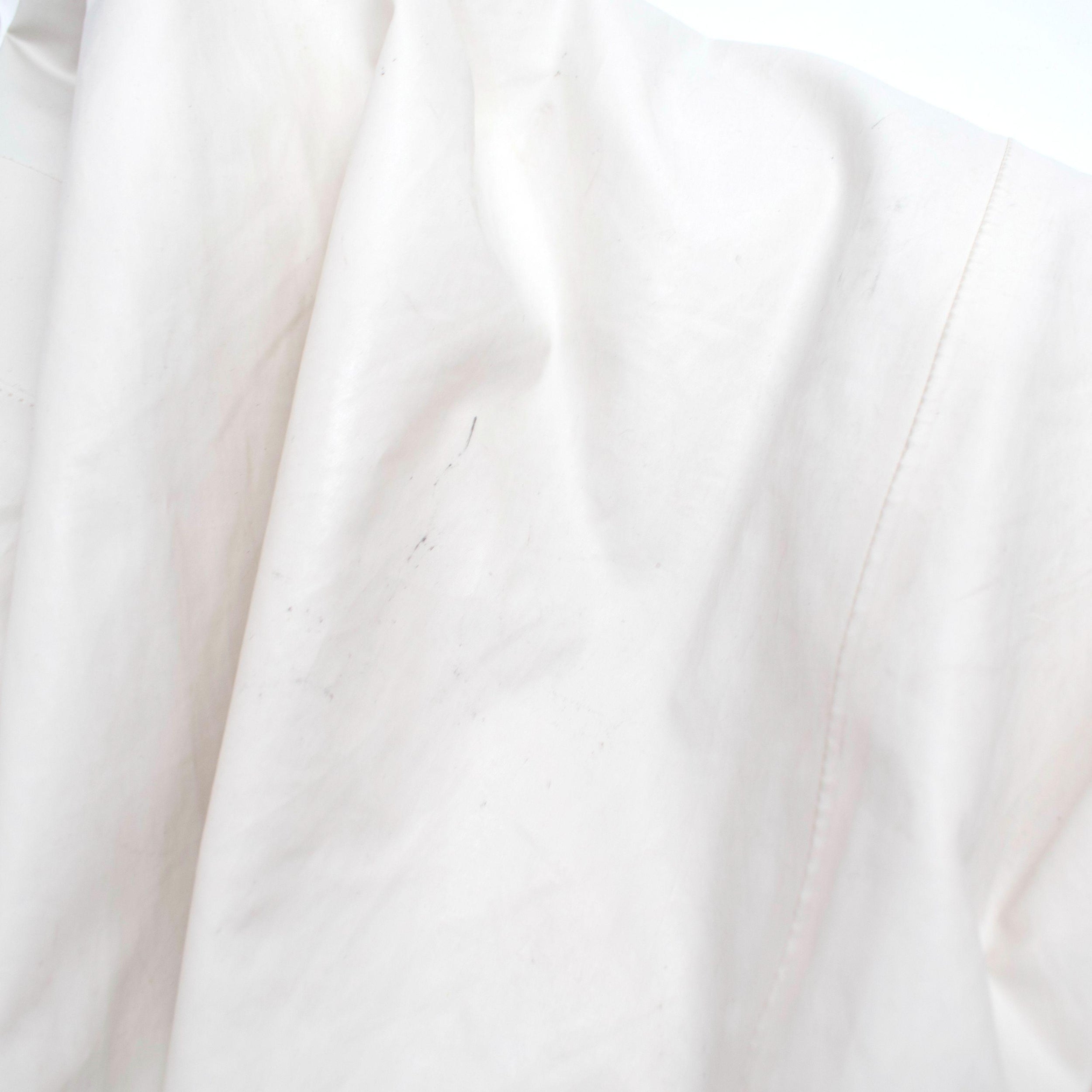 Pause KASSL Edition White Single Breasted Trench Coat