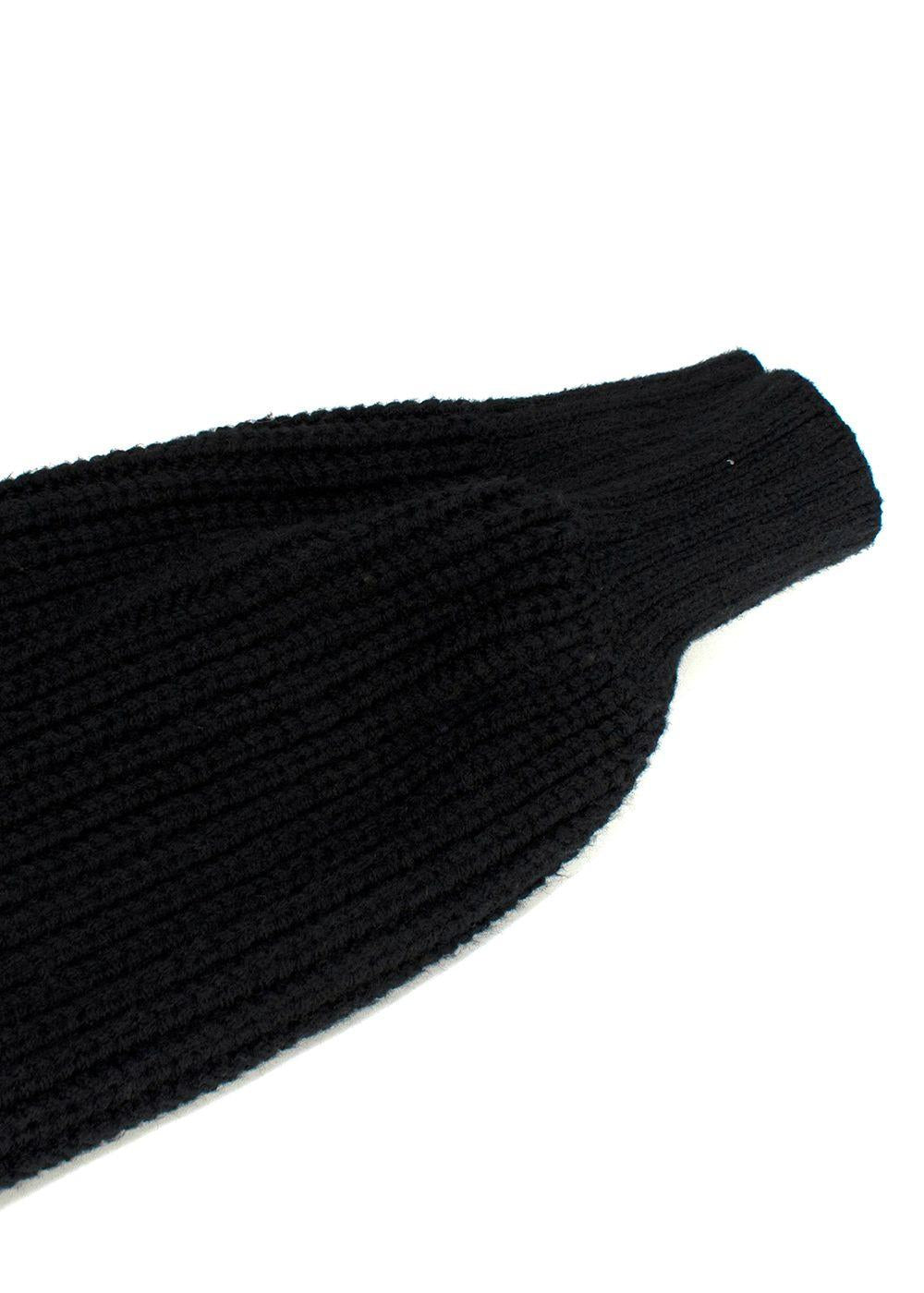 Frame Black Rib Knit Jumper