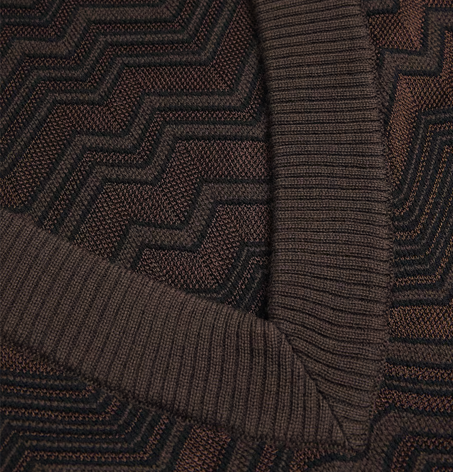 Missoni Zigzag V-Neck Sweater