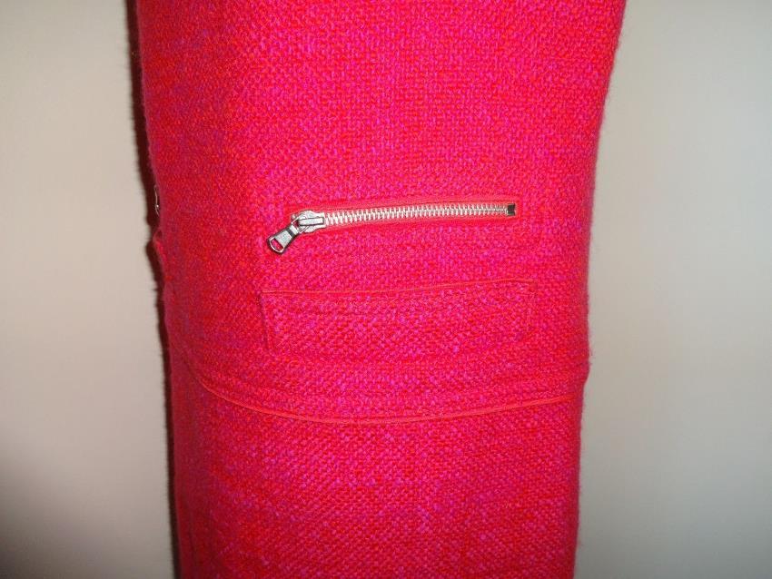 Marc Jacobs Lipstick Pink Wool Dress Size L