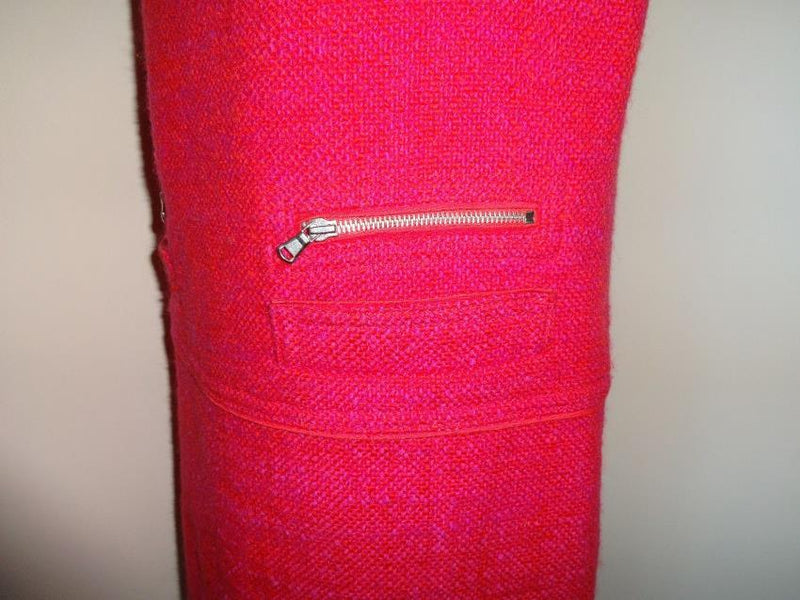 Marc Jacobs Lipstick Pink Wool Dress Size L
