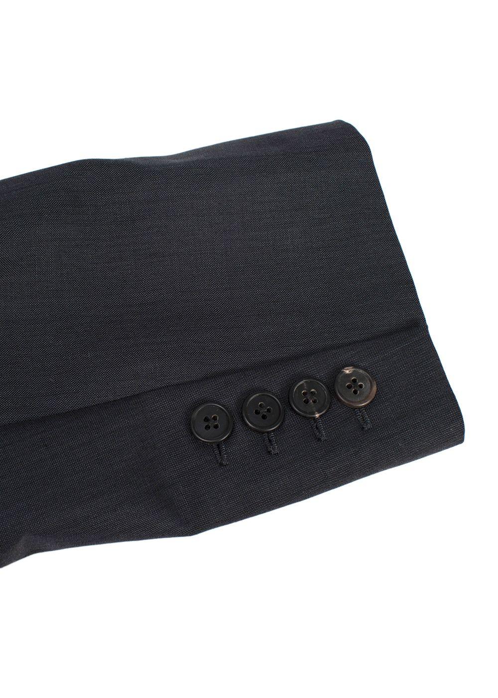 The Row Dark Grey Long Blazer