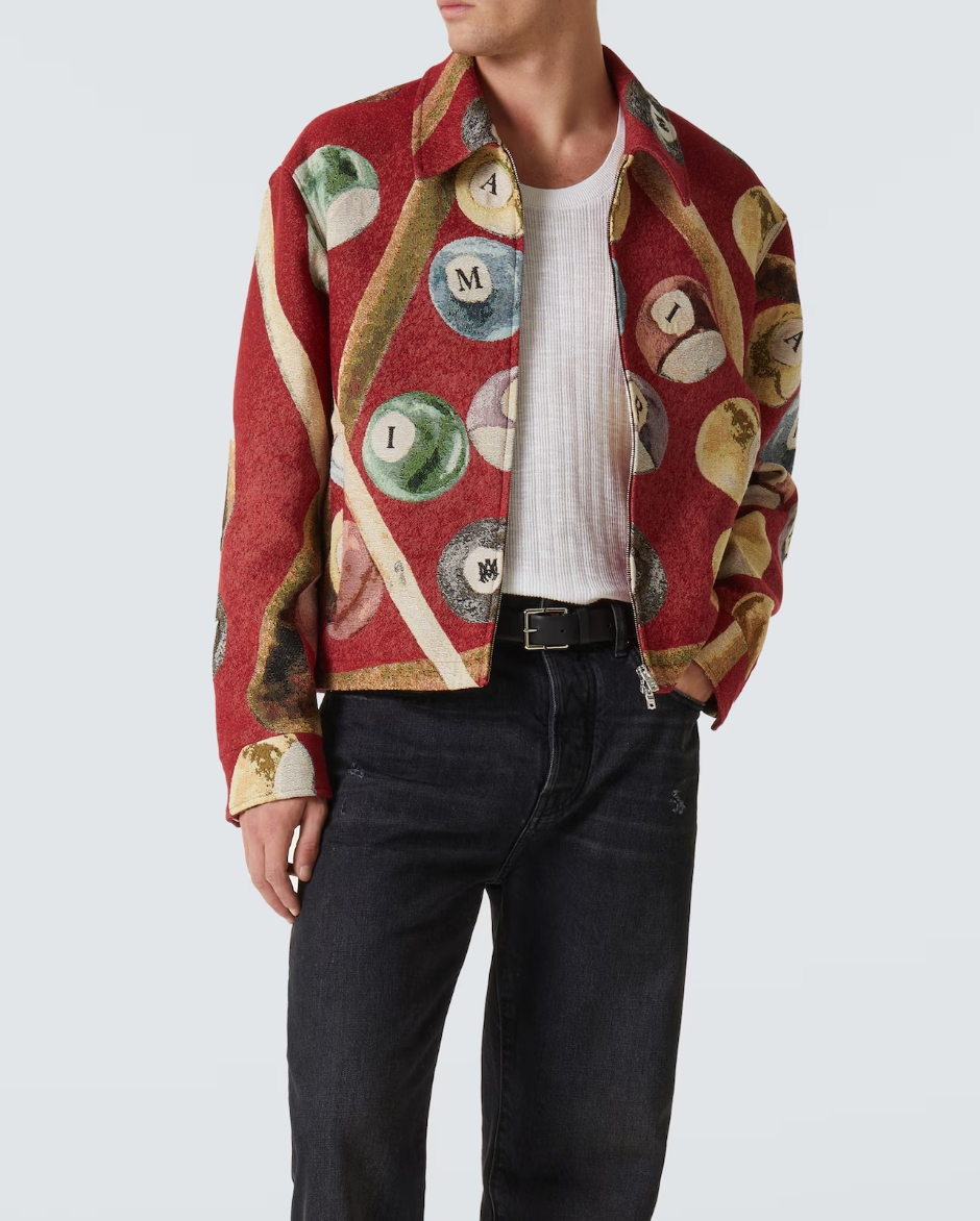 Amiri Billiards Tapestry Blouson