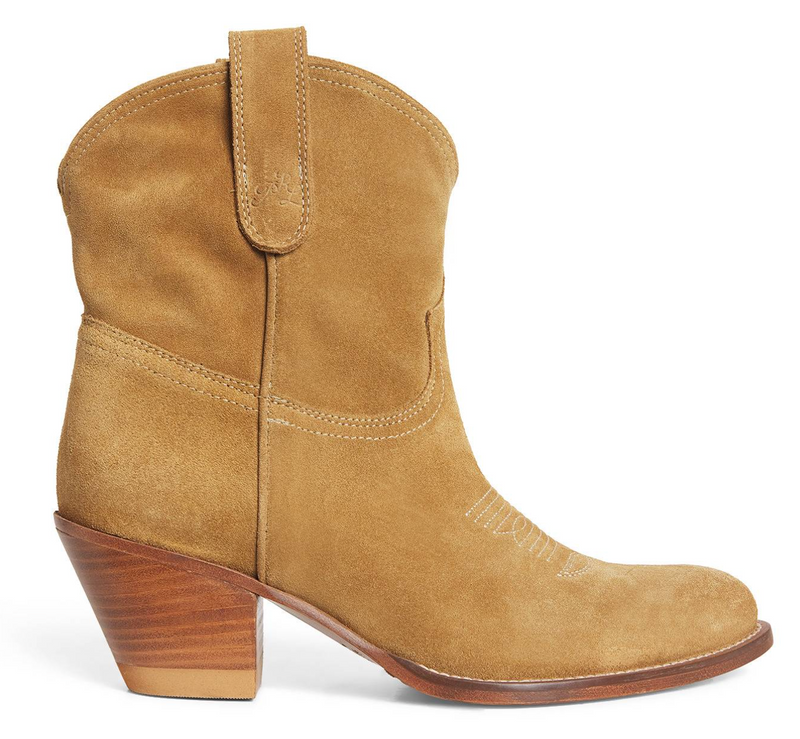 Polo Ralph Lauren Suede Western Ankle Boots 55