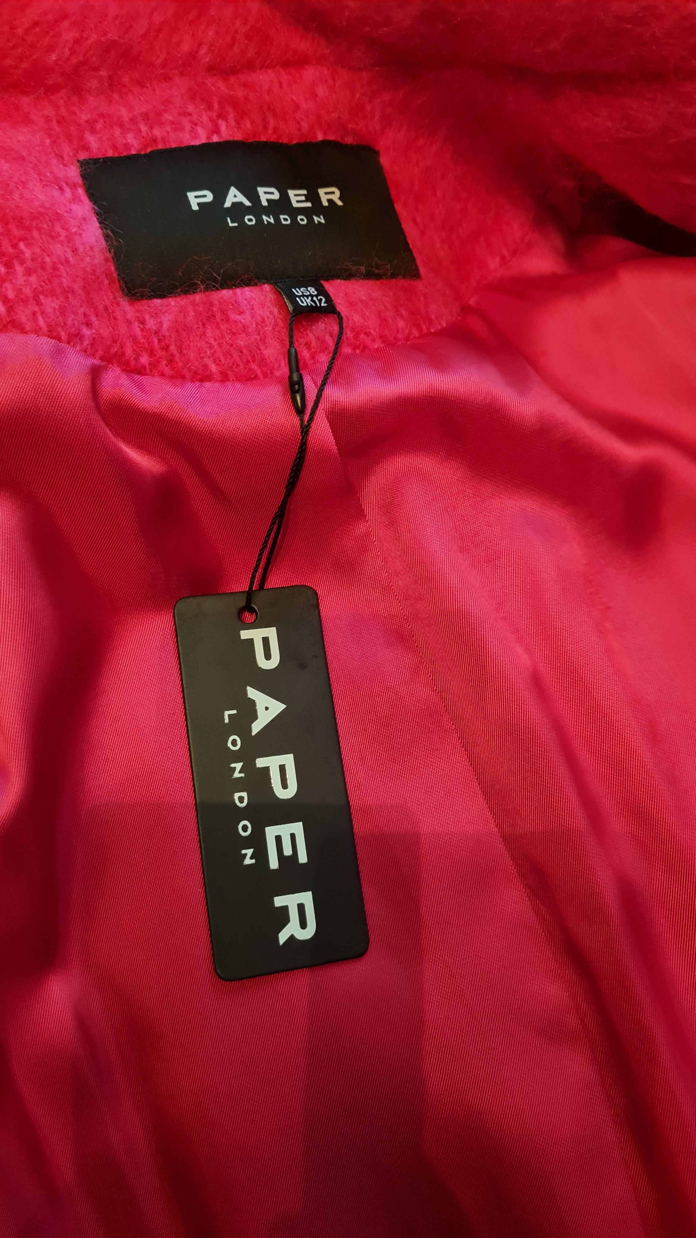 pink mohair coat