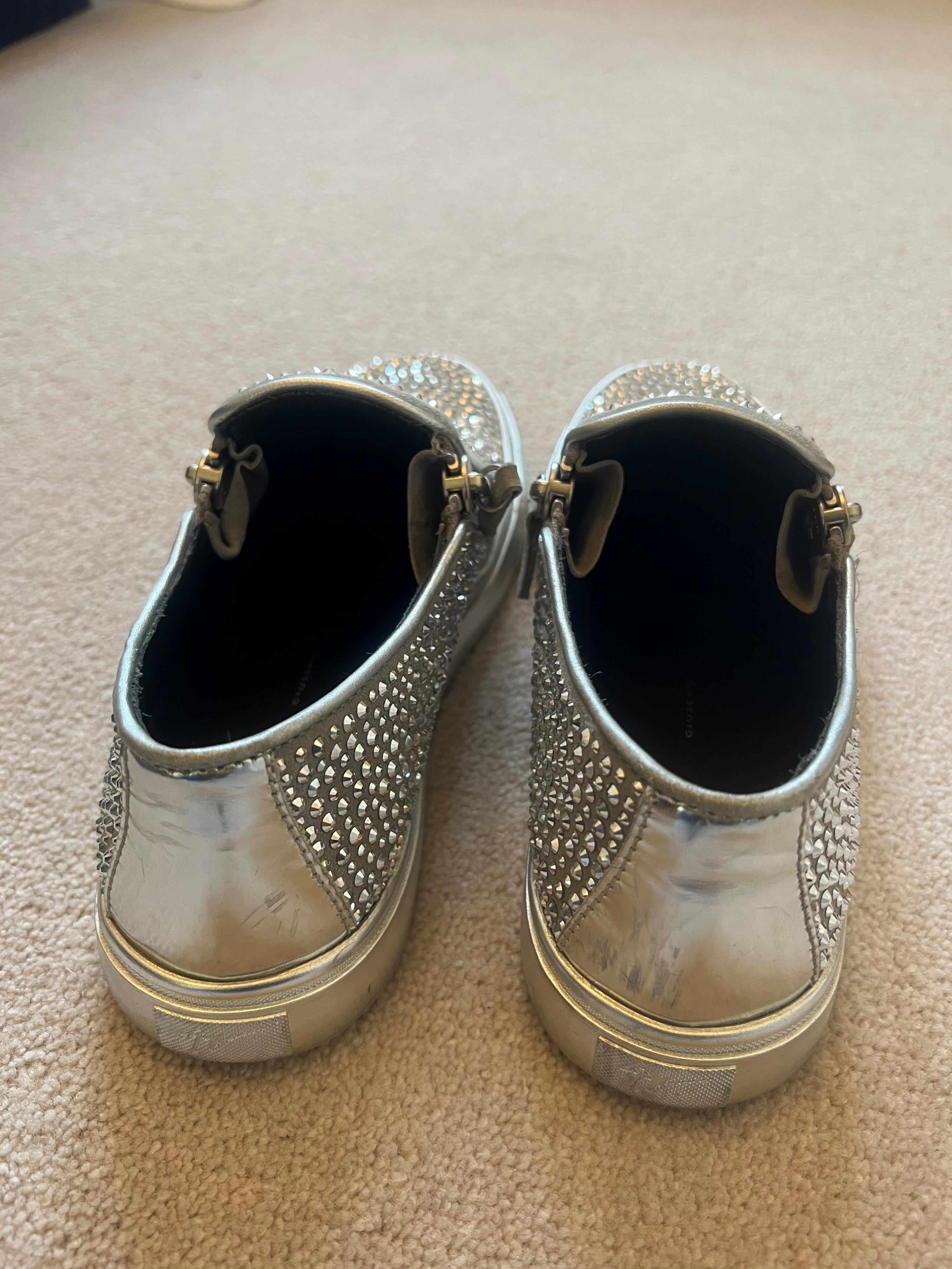 Crystal Embellished Mayzie Skater Sneakers
