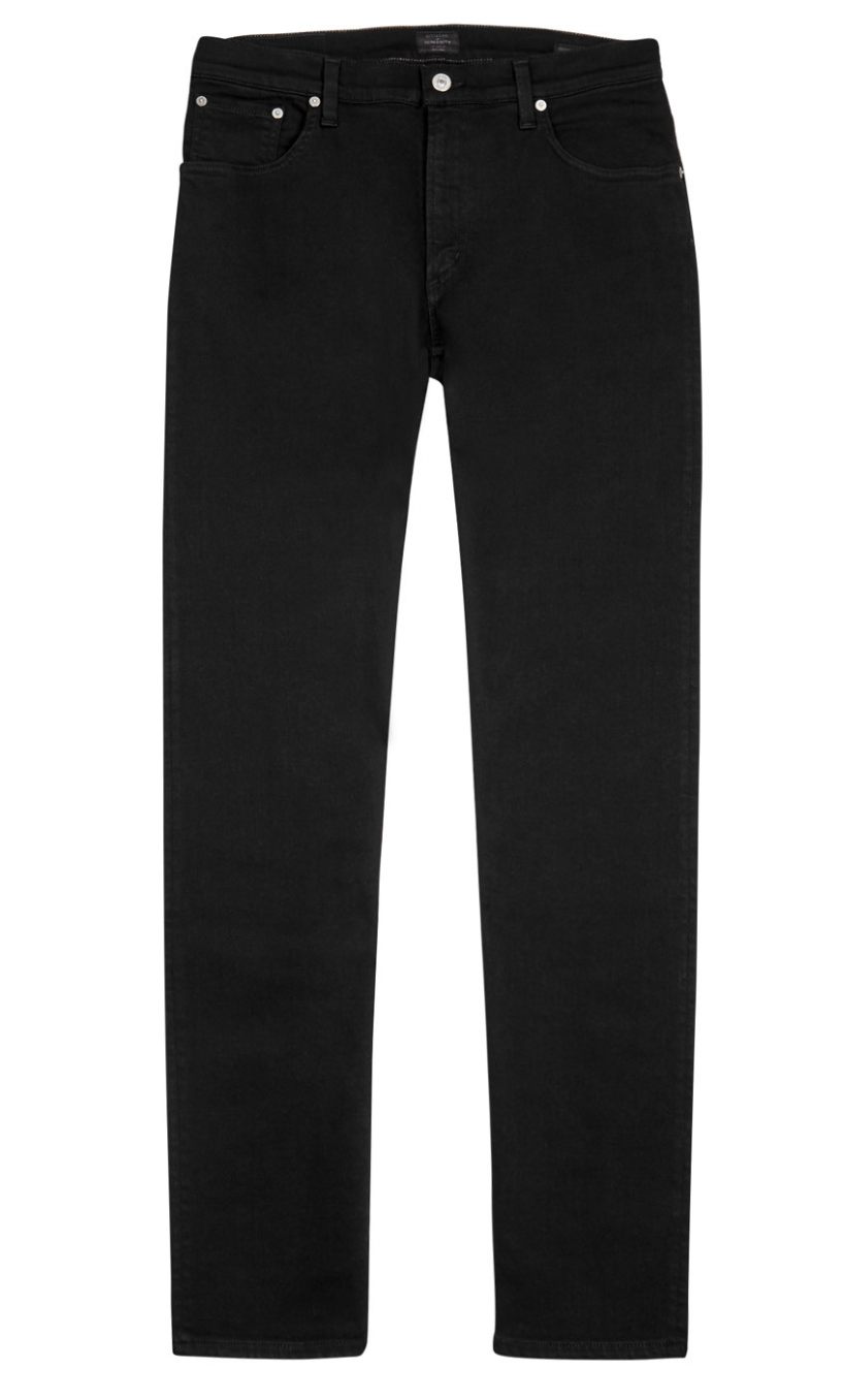 Citizens Of Humanity Black Bowery Standard Slim Jeans
